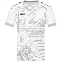 JAKO Sport-Tshirt (Trikot) Tropicana weiß/silbergrau Jungen